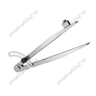 Công cụ Scribe chia cánh chính xác 8 Inch La bàn 200mm có giá đỡ bút chì cho hình học, gỗ, kim loại và da