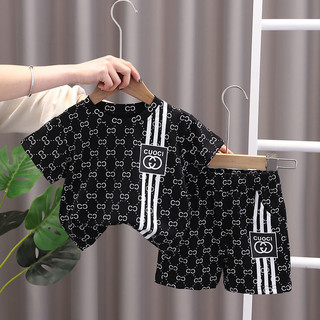 Set Đồ 2 Món Gồm Áo Tay Ngắn Và Quần Ngắn Thời Trang Dành Cho Trẻ Em 1-8 Tuổi