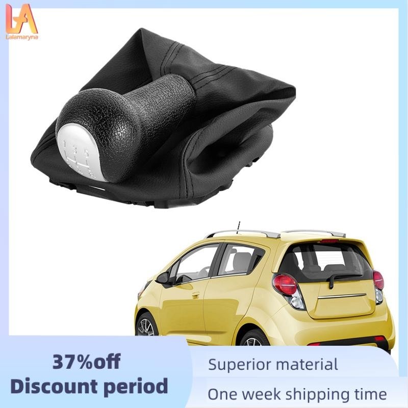 Phụ tùng Phụ kiện ô tô 5 tốc độ Gear Stick Shift Knob với Gaiter Boot cho Chevrolet Spark 2009-2011 2013 2014 2015 2016