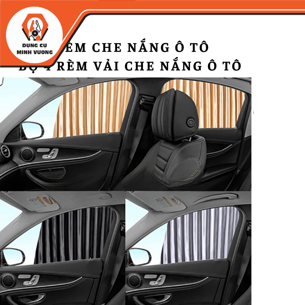 Bộ 4 rèm cửa nam châm che nắng ô tô, xe hơi - Rèm Che Nắng Ô Tô (Bộ 4 ...