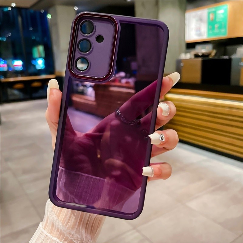Ốp điện thoại Cho Samsung Galaxy A55 A35 A25 A15 4G M34 5G 2024 Ốp điện thoại Mạ Trong Suốt Mềm Mỏng Trong Suốt Vỏ Bảo Vệ Camera Cho SamsungA25 M14 M54 Ốp điện thoại