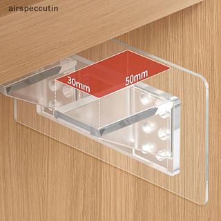Airpeccutin 1 Chiếc Dính Kệ Hỗ Trợ Chốt Cho Nhà Bếp Phòng Ngủ Tủ Quần Áo Kệ Hỗ Trợ Kẹp Treo Tường Miếng Dán Giá Đỡ EN