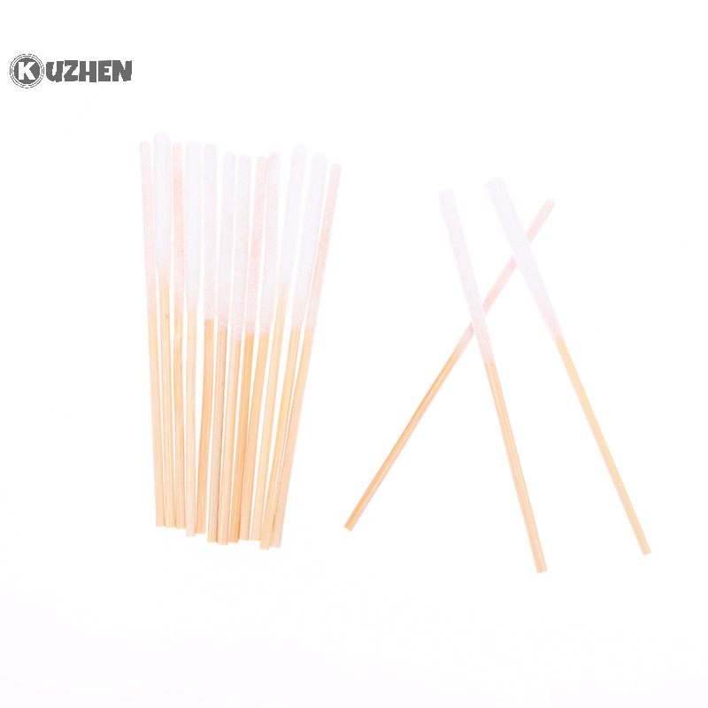 Kuzhen 30 Chiếc Túi Tre Cotton Stick Swabs Buds Với Đầu Cotton Dài Cho Lông Mày Môi Đường Chân Mày Hình Xăm Vĩnh Viễn Mỹ Phẩm Trang Điểm HOT