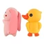FANIELLAPOWELL 6 Cái / bộ Phụ Kiện Trang Trí Ô Tô, Động Vật Mini Ngủ Chống Trơn Trượt Trang Trí Nội Thất Ô Tô, Dính Gắn Dễ Thương Động Vật Dễ Thương Trang Trí Bảng Điều Khiển Ô Tô