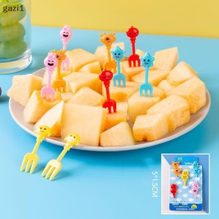 [gazi1] 10 Chiếc Trang Trại Động Vật Nĩa Trái Cây Hoạt Hình Trẻ Em Ăn Nhẹ Bánh Món Tráng Miệng Thực Phẩm Trái Cây Chọn Tăm Bento Bữa Trưa Trang Trí Tiệc VN