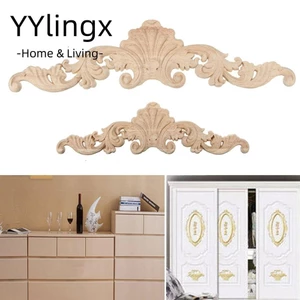 YYlingx 1 / 2 Khung Gỗ Chạm Khắc Hoa Trang Trí Thủ Công Mẫu Mới