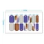 FAVORITEGOODS Miếng Dán Móng Tay, Miếng Dán Móng Tay Gel Bán Chữa, Chống Thấm Nước Full Cover 14 Dải Gel Sơn Móng Tay Dải DIY Làm Móng Tay Nghệ Thuật