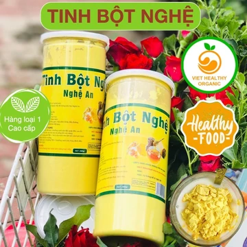 (Loại chuẩn) Tinh Bột Nghệ Vàng Nguyên Chất 100% củ nghệ, Đẹp da, Tốt cho người đau dạ dày 250/500g