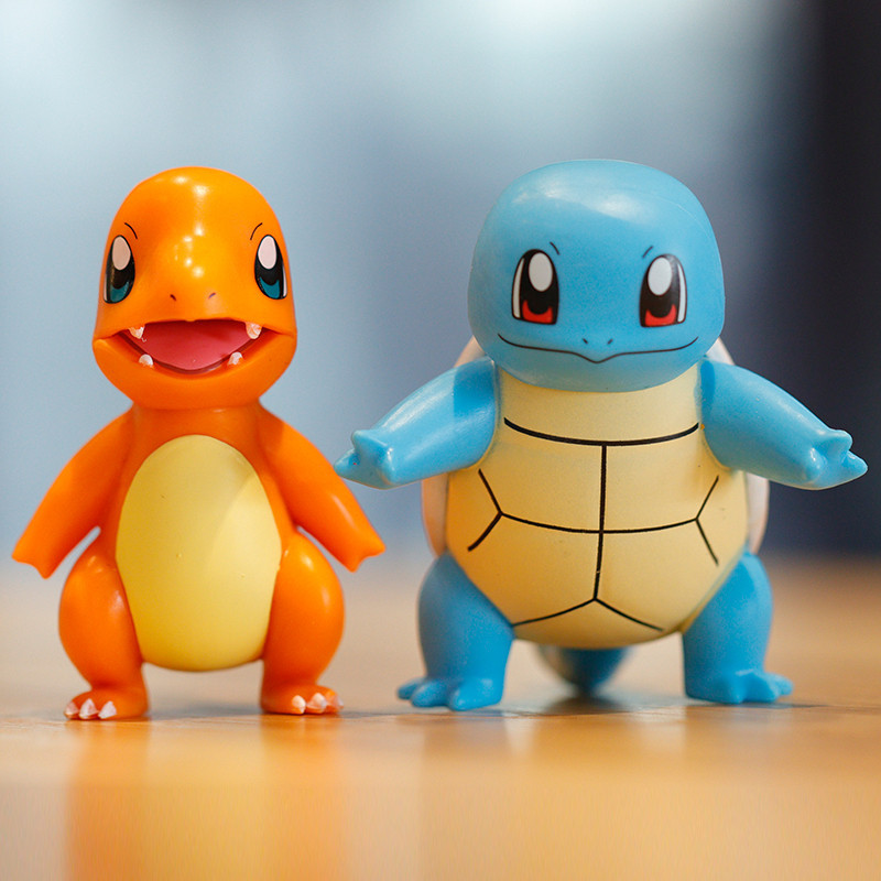6 Chiếc Pokemon Series Nhân Vật Hành Động Pikachu Charmander Squirtle Jigglypuff Búp Bê Trang Trí Đồ Chơi Trẻ Em