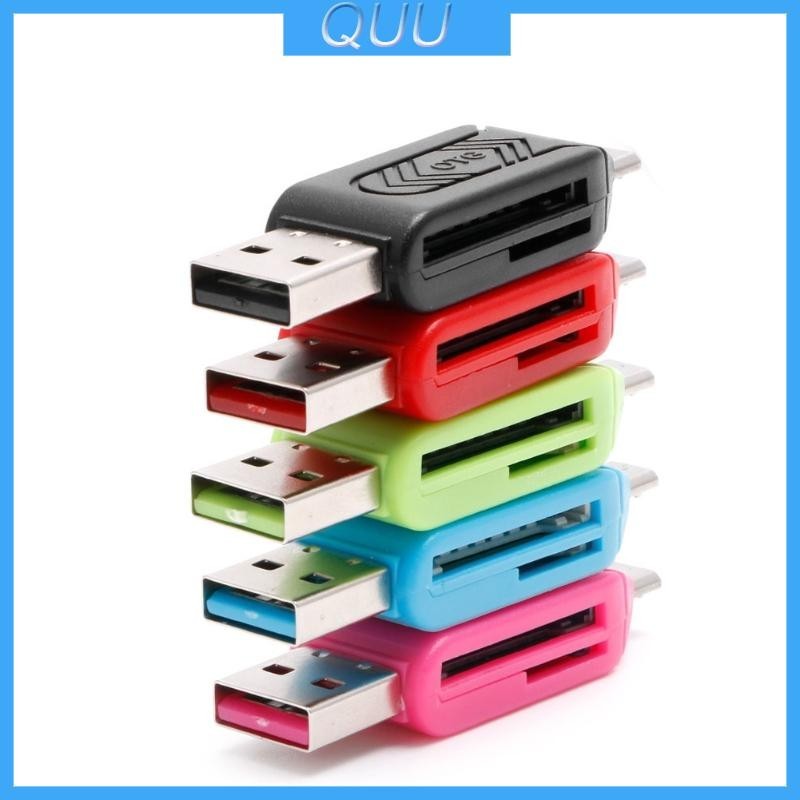 Quu 2 Trong 1 USB 2 0 Micro USB Nam SD Đầu Đọc Thẻ Nhớ Tốc Độ Bộ Chuyển ...