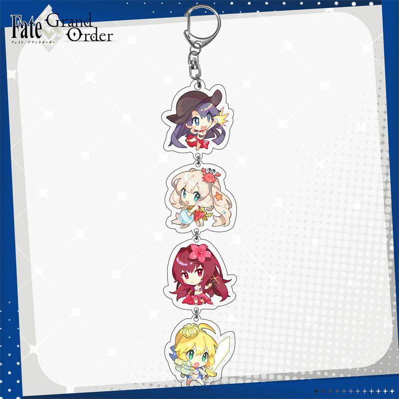 HK1 Fate / Grand Order Alter Mash Kyrielight Anime Hình acyl móc khóa túi mặt dây chuyền vòng chìa khóa KH1