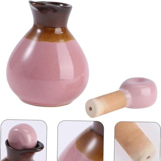 Bình Tinh Dầu NEDFSQM, Chai Nước Hoa Cổ Điển Có Thể Đổ Lại, Hộp Đựng Mỹ Phẩm Mini Gốm Màu Ngẫu Nhiên Đa Năng Khách Sạn Gia Đình