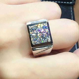 ❤ Ban Đầu Sang Trọng Giả Moissanite Series Bán Chạy Full Kim Cương Nhẫn Nữ Pha Lê Cặp Đôi Đính Hôn Trang Sức