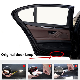 2X Đèn LED Cửa Ô Tô Máy Chiếu Chào Mừng Ánh Sáng Tự Động Phụ Kiện Cho Mini Cooper One S JCW R55 R56 R50 R53 R60 F55 F56 Countryman