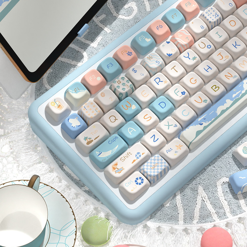 Beach Summer Keycap Bãi Biển Mùa Hè Keycap SCA / Cherry Profile Cá Tính ...