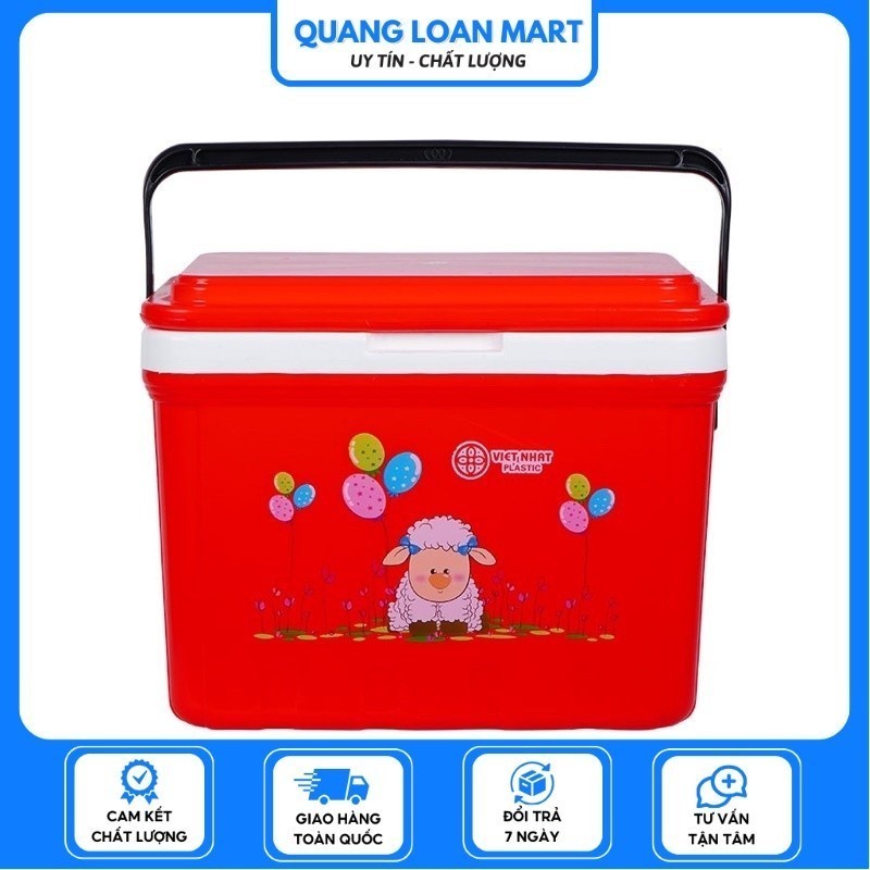 Phích đá giữ nhiệt vuông Việt Nhật 13L-16l-24L-38L AMIZIN