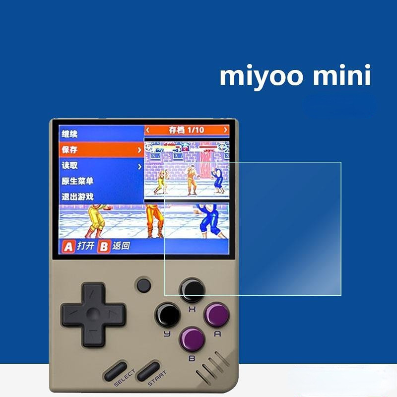 Dành Cho Miyoo Mini Chống Xanh Kính Cường Lực Bảo Vệ Màn Hình Cho Miyomini 2.8 inch Full Cover 9H Phim Bảo Vệ Trong Suốt