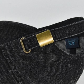 Mũ bóng chày thêu NYC, denim vành cong chống nắng