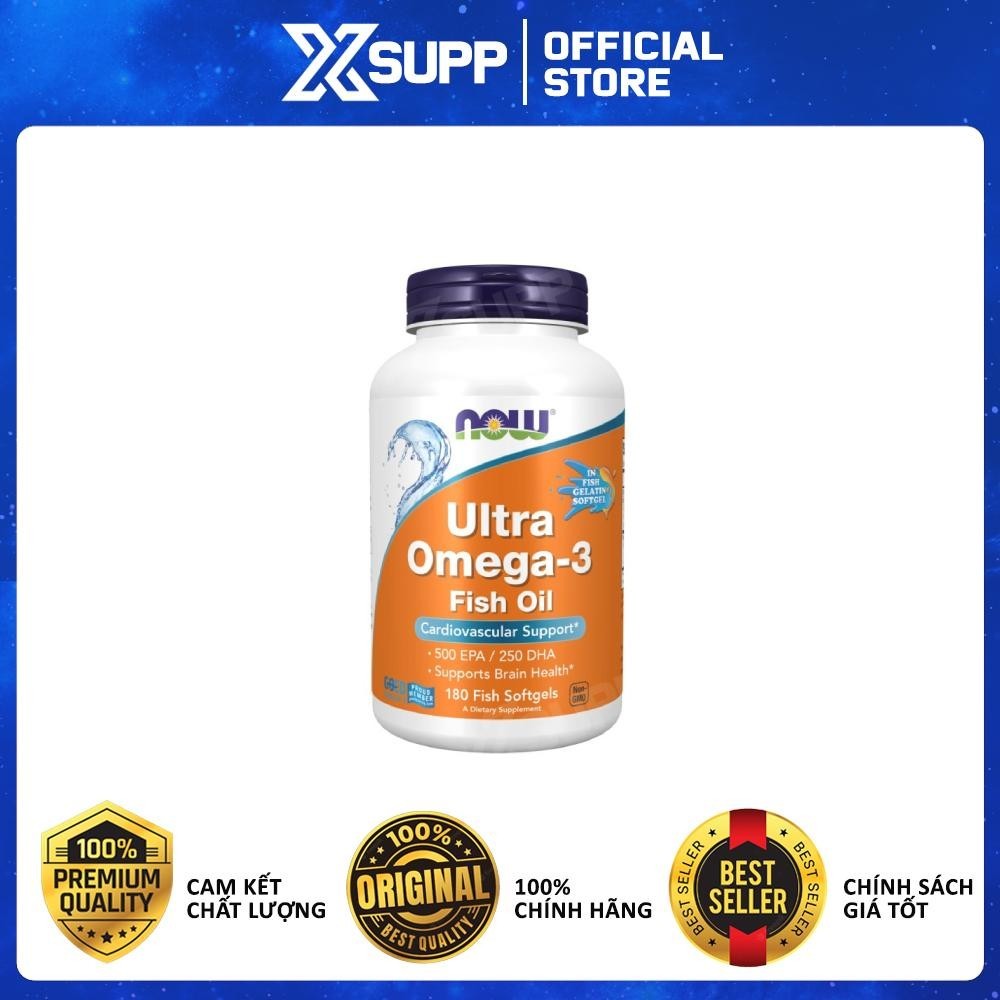 Now Ultra Omega3 500 EPA/250 DHA Bổ mắt tăng đề kháng