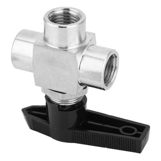 Van bi WOAY, Van tay ống khí 3 / 8 “3 chiều, Van kiểm tra lò xo ren 1 / 4“ BSPP Nữ Chủ đề Kiểm soát lưu lượng ống nước