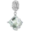 Bamoer 925 Sterling Sliver Charm Green Series Bướm Trái Tim Mặt Dây Chuyền Phụ Kiện Cho Vòng Tay Quà Tặng Cho Bé Gái