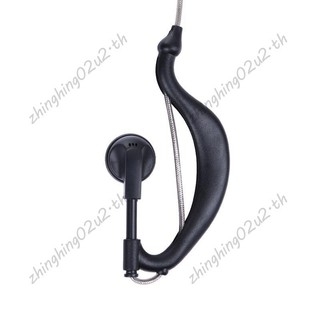 Tai nghe Mic 2 chân PTT màu đen cho đài phát thanh Kenwood QUANSHENG PUXING WOUXUN HYT TYT TH UV5R Tai nghe Phụ kiện tạo kiểu xe hơi