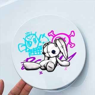 Miếng Dán Trang Trí Xe /Phản Quang Xe Dán jinx jinx Nhỏ Nổ Xịt Graffiti Thỏ Búp Bê Ge Bạn Nằm Sáng Tạo Rỗng Dán