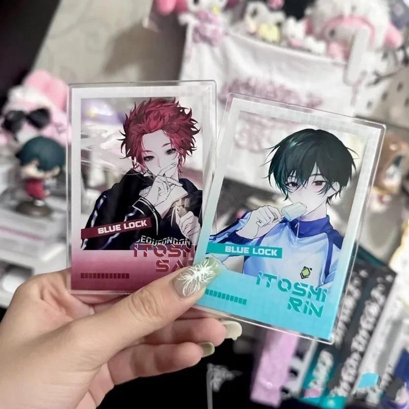 Khóa Xanh Anime Acrylic Thẻ Rin Itoshi Sae Hoạt Hình Trong Suốt Ảnh ...
