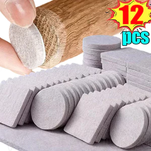 Thảm lót chân nội thất nỉ tự dính - Chống trượt, Giảm tiếng ồn, Chống trầy xước - Nhãn dán chân bàn dày đa năng - Dành cho bàn làm việc, ghế, tủ - Miếng đệm đáy nội thất