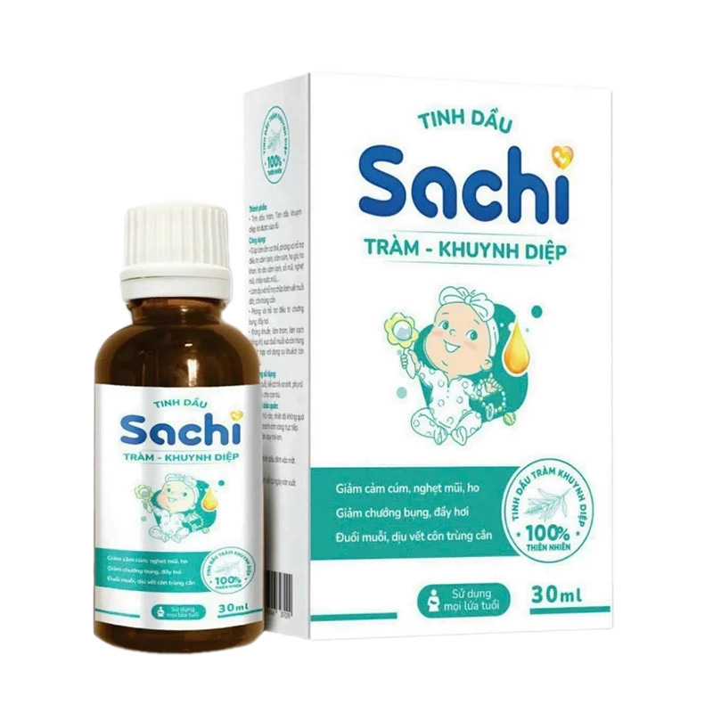 Tinh Dầu Tràm Khuynh Diệp Sachi Giúp Làm Ấm Cơ Thể, Đuổi Muỗi, Làm Dịu Các Vết Côn Trùng Cắn 30ml