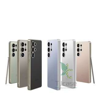 Ốp điện thoại mềm mờ mỏng AG cho Samsung Galaxy S25 S24 S23 Ultra Plus Vỏ chống cháy nổ mạ công nghệ