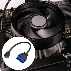 Cáp chuyển đổi bo mạch chủ đầu bảng điều khiển phía trước USB3 0 20Pin sang USB3 1 TypeE cho thiết bị truyền dữ liệu hiệu quả Conne