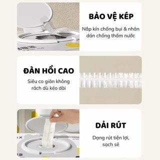 Màng bọc thực phẩm cao cấp thế hệ mới dạng rút 100c,màng bọc PE  siêu dai bảo quản thực phẩm