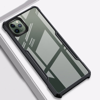 Ốp Điện Thoại Cho iPhone 11 12 13 Pro Max 12mini 13 mini Ốp Lưng Đen Chống Rơi Điện Thoại Acrylic Bảo Vệ Toàn Diện