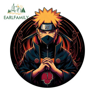 EARLFAMILY Naruto Phim Hoạt Hình Xe Máy Windows Điều Hòa Vali Chống Thấm Nước Vinyl Decal Chống Trầy Xước Bảo Vệ Cửa Xe Ô Tô