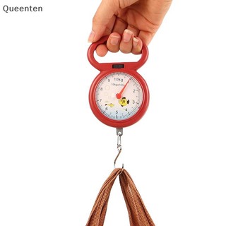 Queenten Di Động Cá Cân 10kg Móc Cân Lò Xo Cho Câu Cá Mua Sắm Du Lịch Cân Hành Lý Cân QT