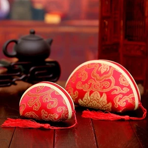 Thổ Cẩm Trung Quốc Túi Bảo Quản Trang Sức Tinh Tế Nữ Zip Túi Nhỏ Kẹo Túi Quà Tặng