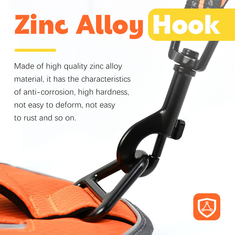 HamshMoc Nylon Dây Xích Chó Mạnh Mẽ Dây Xích Thú Cưng Phụ Kiện Cho Chó Có Phản Quang Khâu Móc An Toàn Tay Cầm Thoải Mái Cho Chó