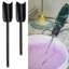 Máy trộn máy khoan AMBU, Mái chèo trộn nhựa Epoxy màu đen 16,5CM, Máy trộn sơn di động ABS 22CM Máy khuấy đính kèm công nhân