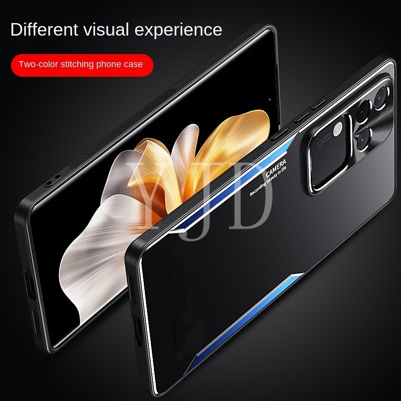 Ốp Lưng Cho Vivo V30 Pro Hợp Kim Nhôm Kim Loại Bao Gồm Tất Cả Vỏ Điện Thoại Chống Sốc