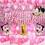 Bóng Bay Sinh Nhật Tuổi Chuột Mickey Mouse – Set Trang Trí Sinh Nhật Bé Có Rèm & Không Rèm | Tiến Bóng Bay
