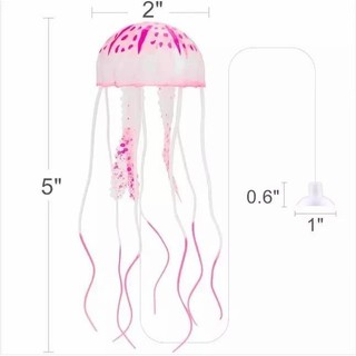 20 CM Nhân Tạo Thạch Huỳnh Quang Trong Suốt Nổi Mô Phỏng Thạch Phong Cảnh Cá Cá Cá Đồ Trang Trí Thú Cưng Tiếp Liệu
