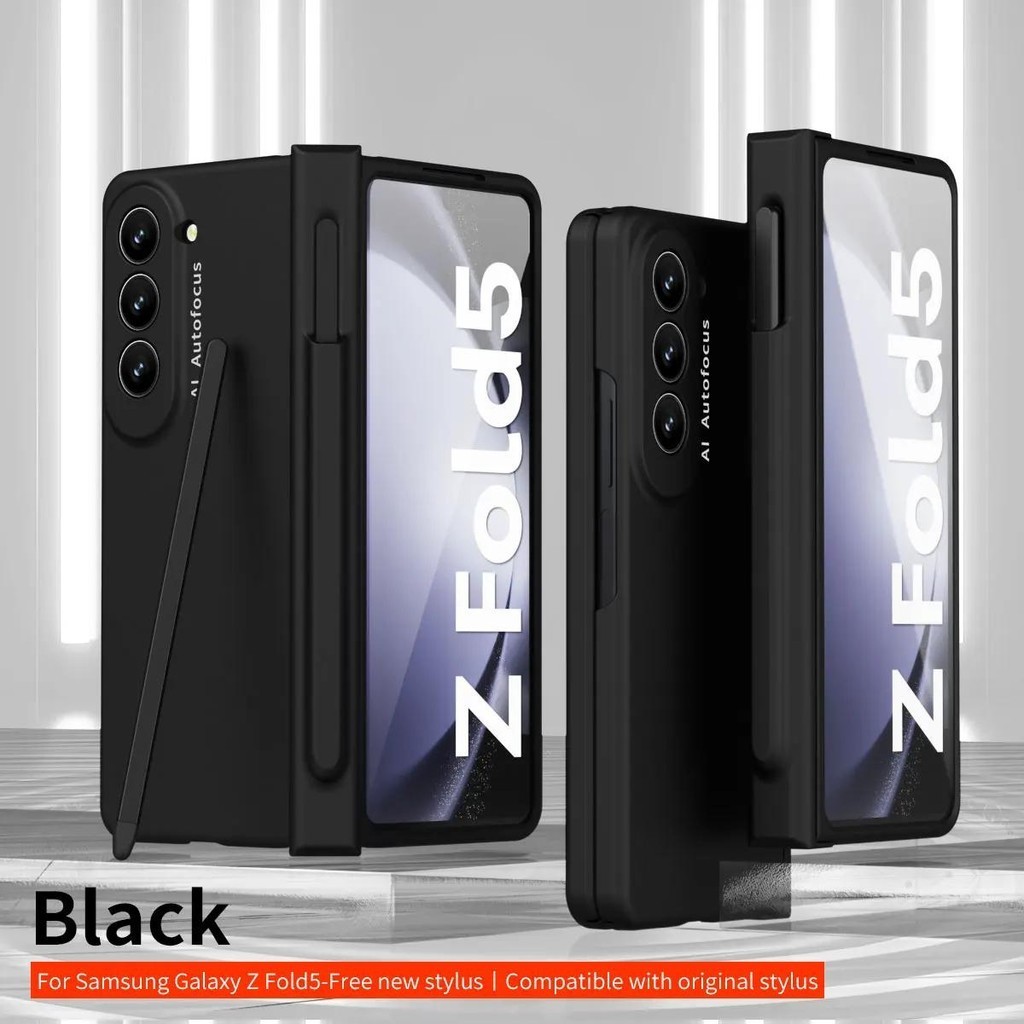 Có Giá Đỡ Bút S Cho Samsung Galaxy Z Fold 7 6 5 4 Ốp Lưng Bản Lề Giáp Từ Tính Chống Sốc 360 Toàn Màn Hình Bảo Vệ