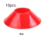 ZENZON 10 Chiếc Chống Bóng Đá Huấn Luyện Ký Đĩa, PE Chịu Áp Lực Bóng Đá Huấn Luyện Ký Đĩa, Bóng Điều Khiển Trường Đánh Dấu Đĩa Đánh Dấu Nón Chịu Áp Lực Bút Đánh Dấu