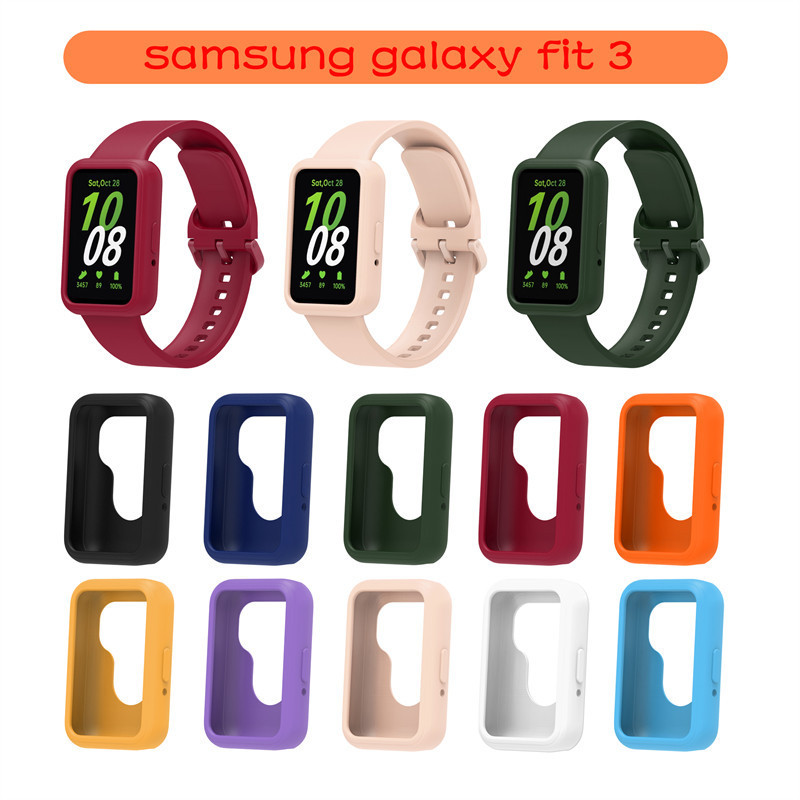 Samsung galaxy fit 3 ốp Vỏ Silicon Mềm Nhiều Màu Sắc Vỏ Bảo Vệ SM-R390 Dành Cho samsung galaxy fit3 ốp Đồng Hồ Thông Minh Vỏ Bảo Vệ Phụ Kiện Đồng Hồ
