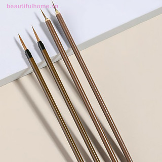 [Beautifulhome] Nail Art Wolf Hair Brush Pen Gel Paing Wire Draw Pen Liner Polish Brushes Dụng cụ thiết kế móng tay [làm đẹp]