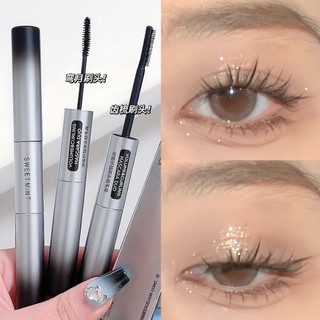 Mascara SW 4D, không thấm nước, chống mồ hôi, không phai màu, lâu trôi, không nhòe, cứng đầu, cong, dày, không vón cục, đầu cọ silicon 2in1