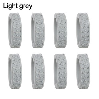 COZYNEST Bộ 8 Vỏ bảo vệ bánh xe vali silicon, giảm tiếng ồn, trục xe đẩy hành lý
