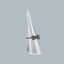 Giá trưng bày vòng rỗng DAYBREAK, Giá đỡ nhẫn hình nón di động bằng Acrylic, Nhẫn lưu trữ trang sức Trưng bày đạo cụ Giá đỡ nhẫn