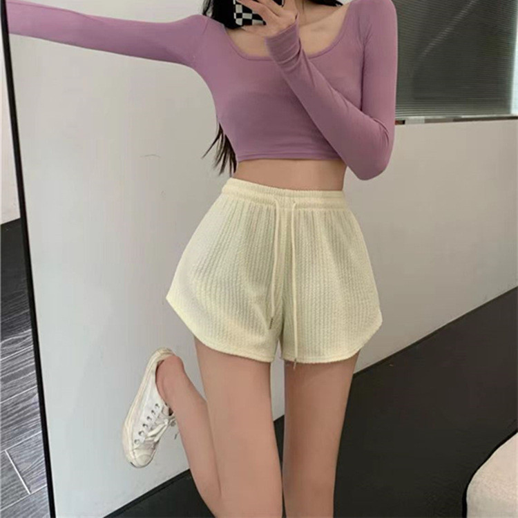 2024 Nữ Rời Ống Rộng Quần Short Cao Cấp Thường Ngày Plus Size Quần Short Thể Thao S-4XL